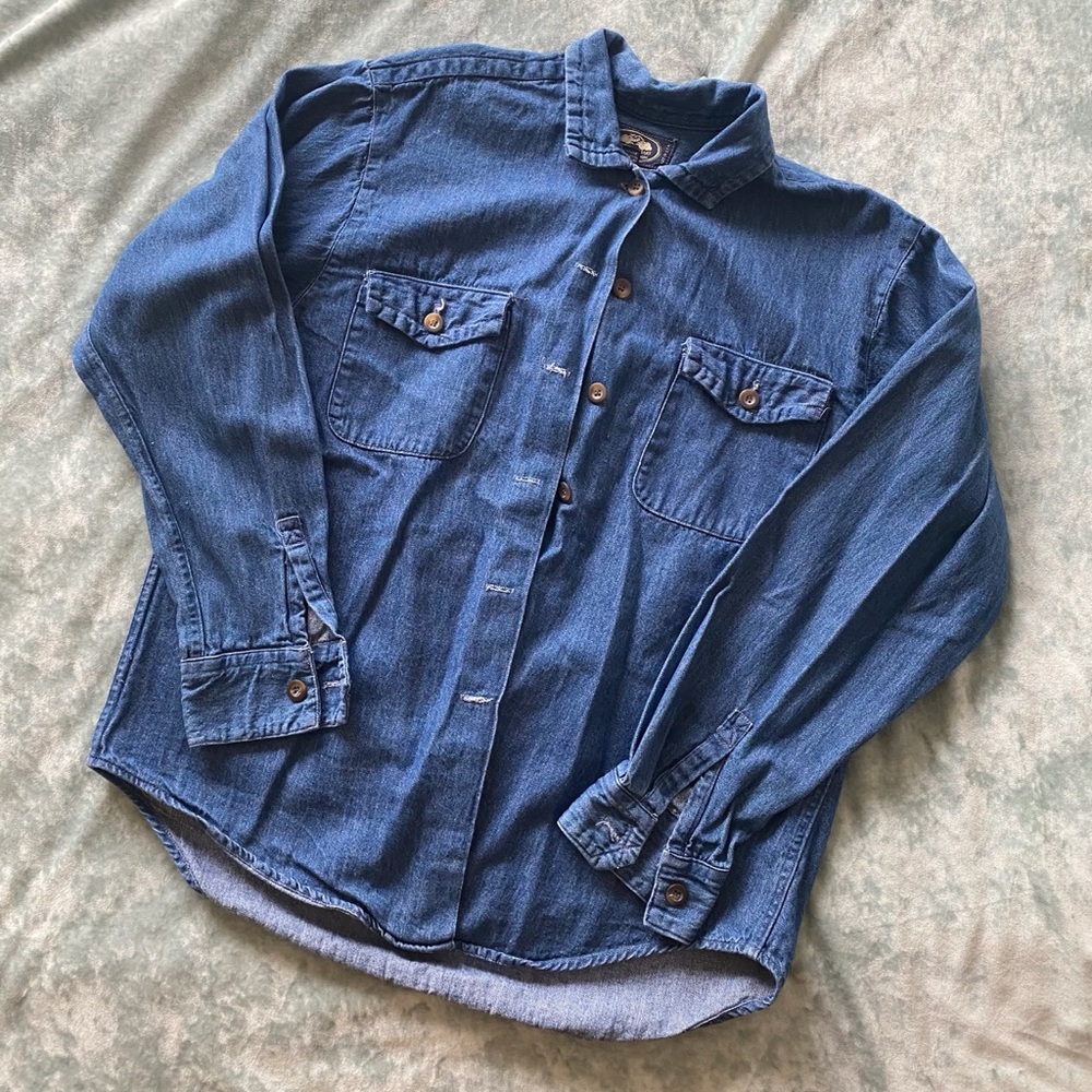 British Khaki Denim Shirt